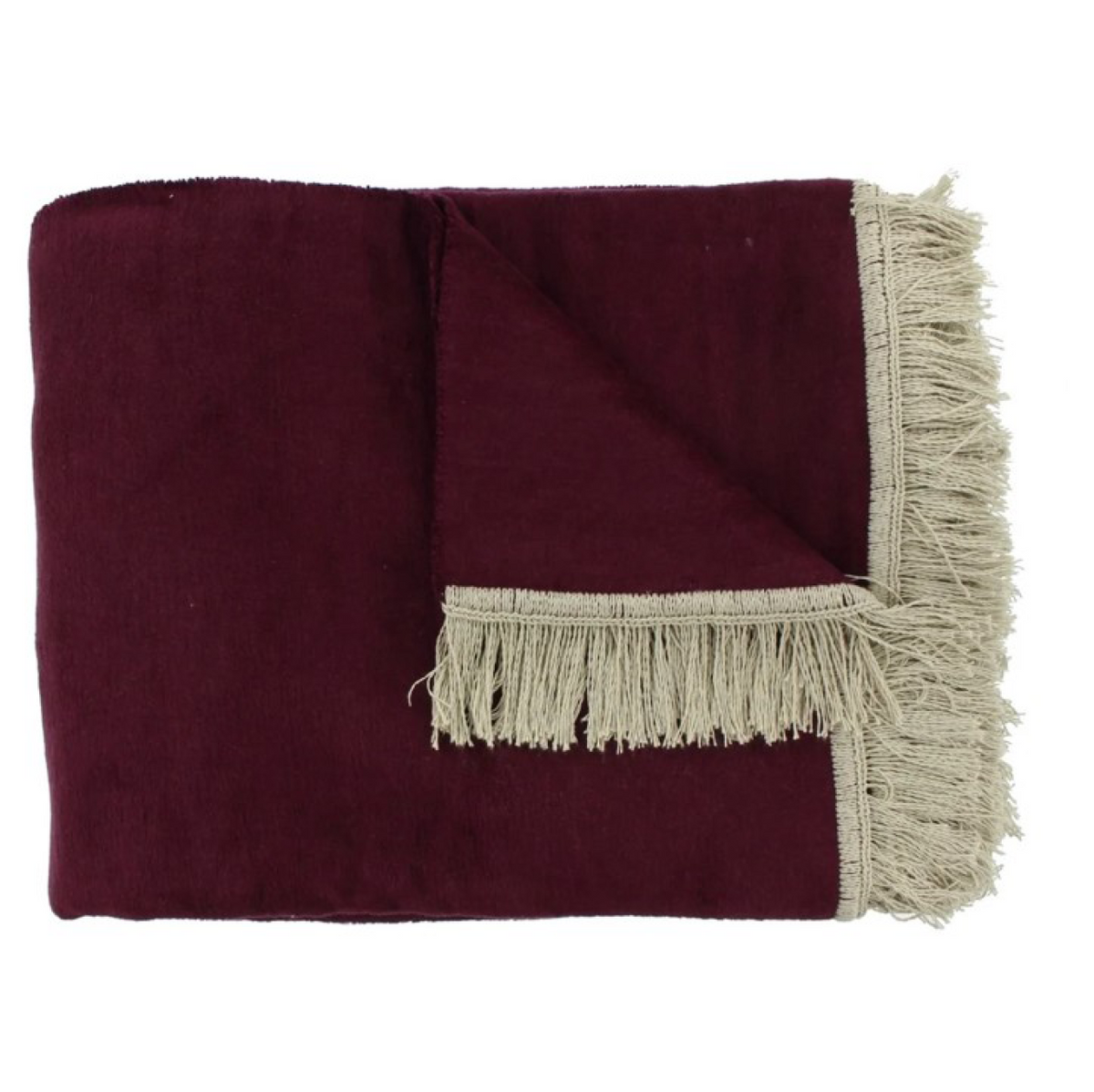 Plaid Paulos Aubergine