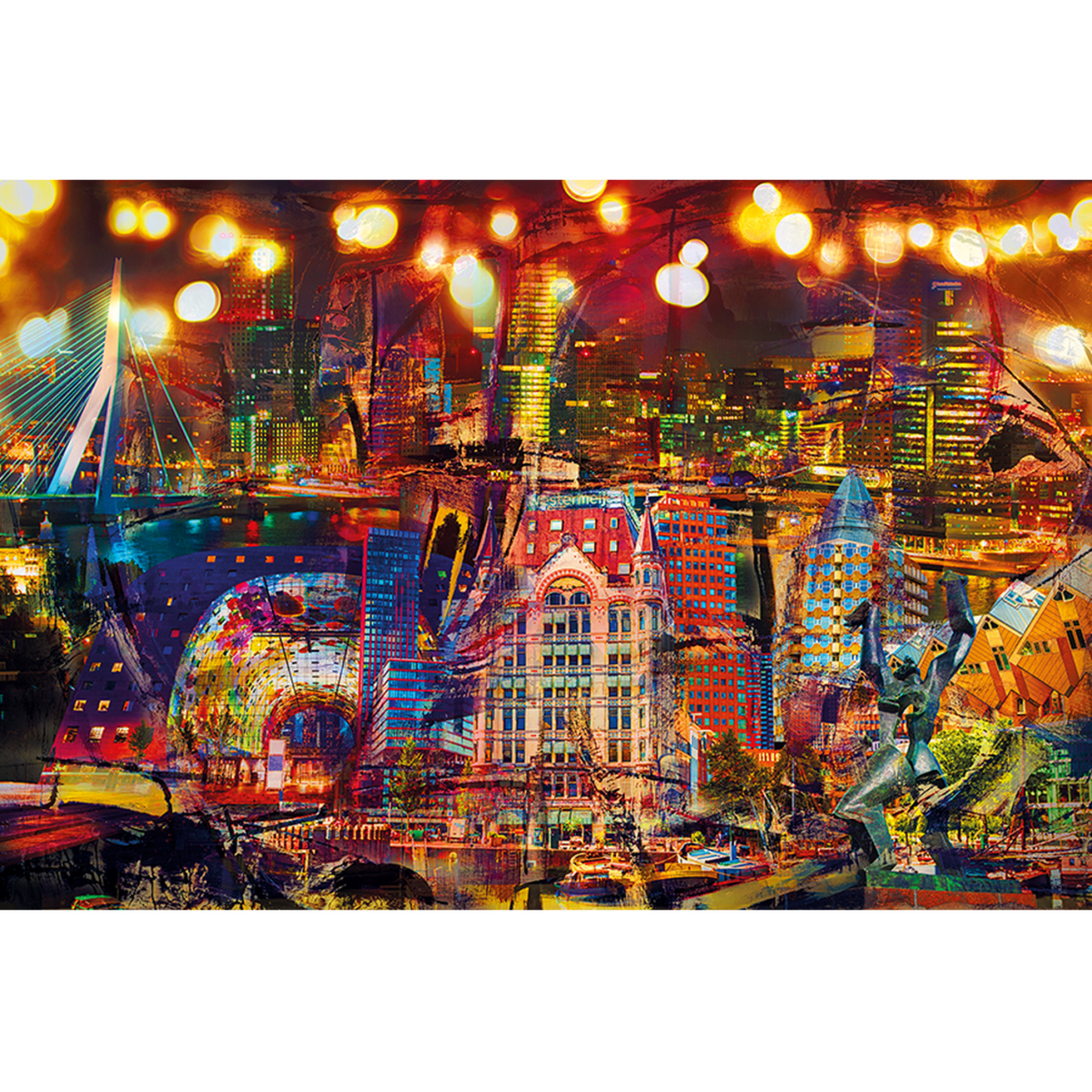 Plexiglas Rotterdam Night