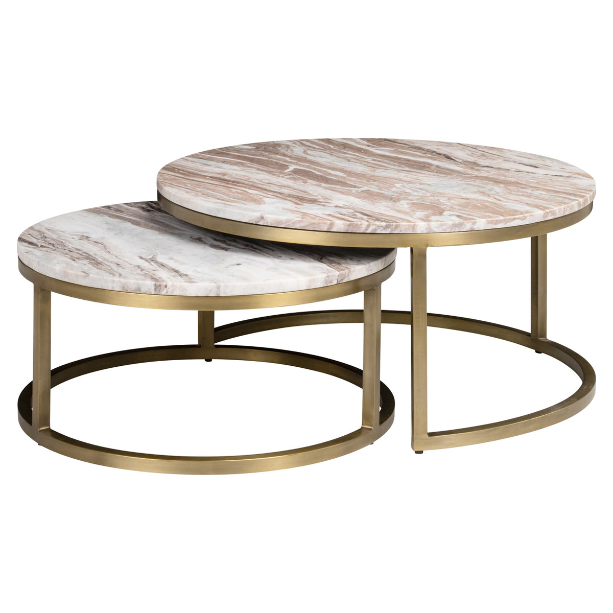 Salontafel Bottega Blush Set van 2