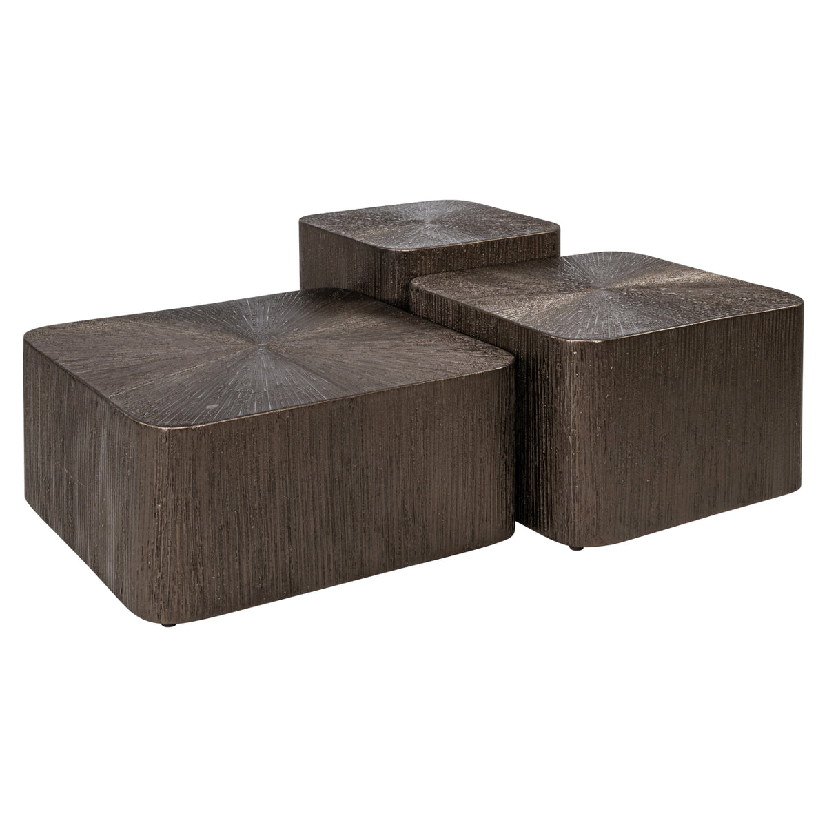 Salontafel Cubes Brunzae Set van 3