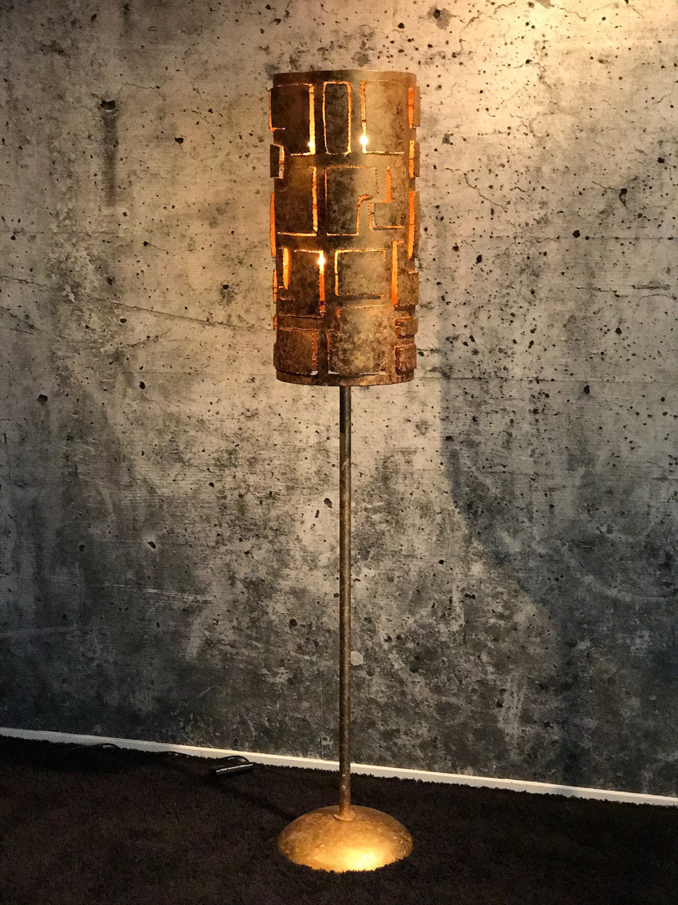 Vloerlamp Pablo brons