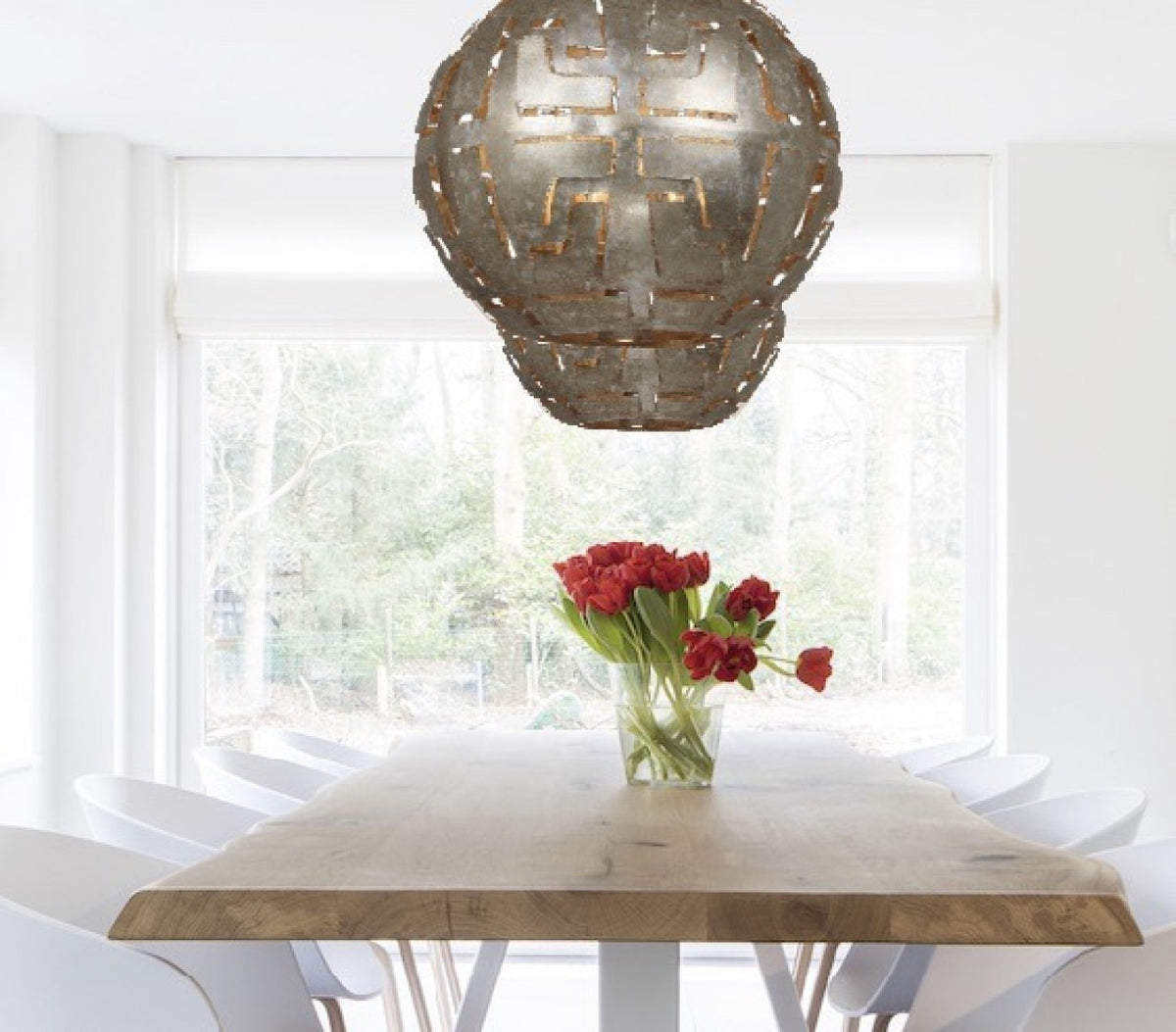 Hanglamp Pablo Bol zilver