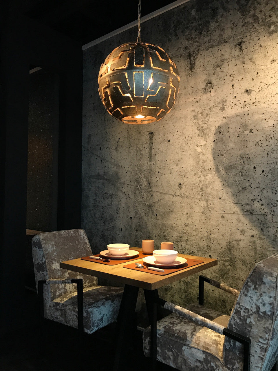 Hanglamp Pablo Bol zilver